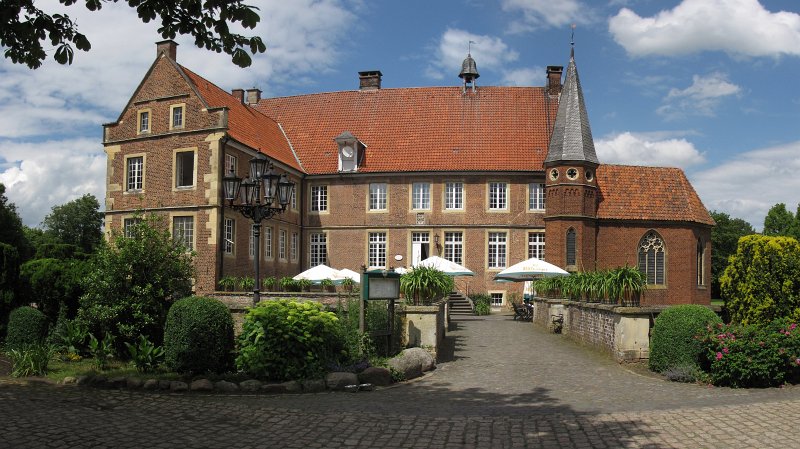 schloss hulshoff.jpg - Kasteel Hülshoff, geboortehuis van de dichteres Annette von Droste Hülshoff.